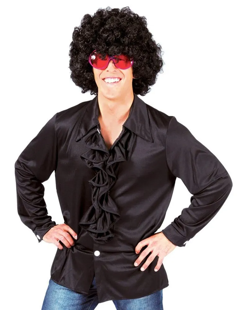 das-kost-mland-herren-80er-hippie-r-schenhemd-schwarz-gr-58 image 1