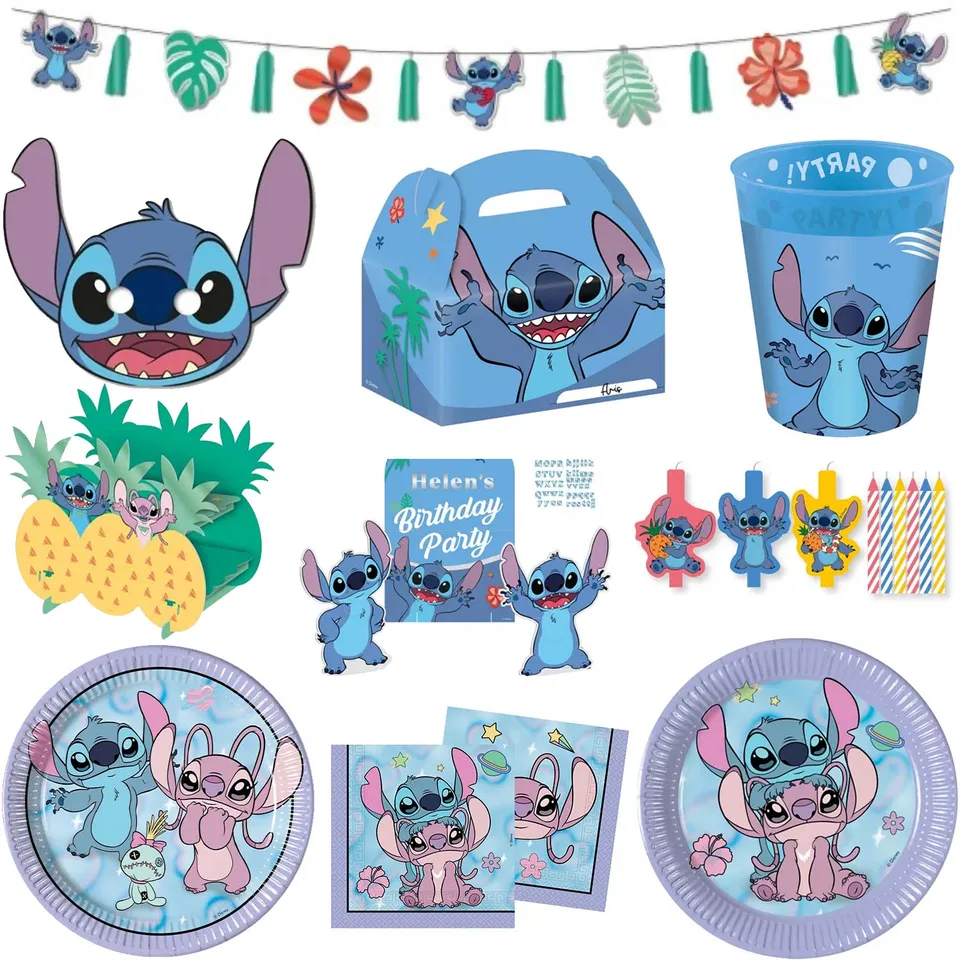 stitch-angel-partydeko-20-servietten-33x33-cm image 1