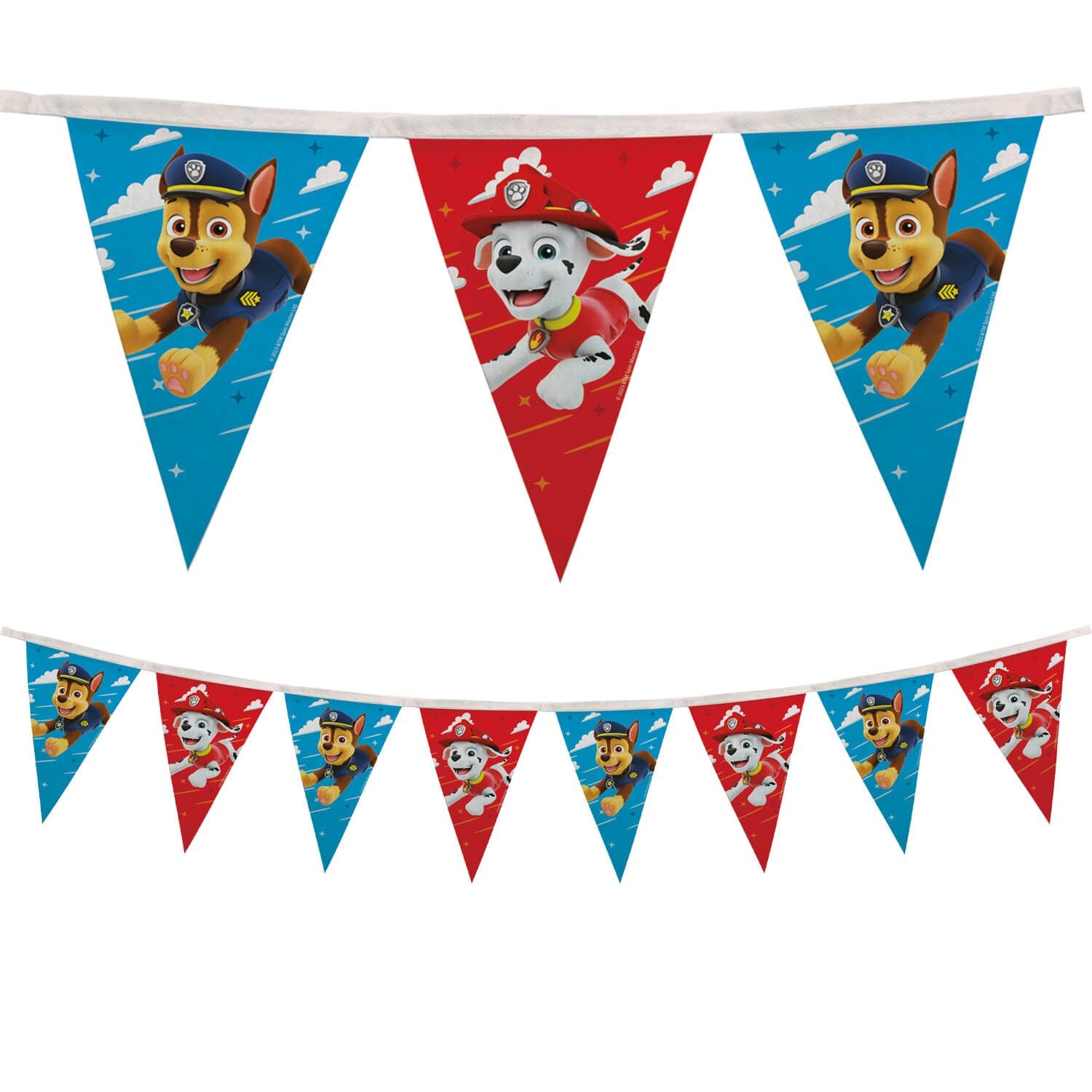 paw-patrol-wimpelkette-mehrweg-girlande-kindergeburtstag image 1
