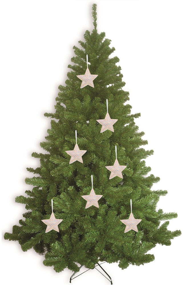 riffelmacher-christbaumschmuck-stern-16cm-anh-nger-utopiaglitter-rosa image 3