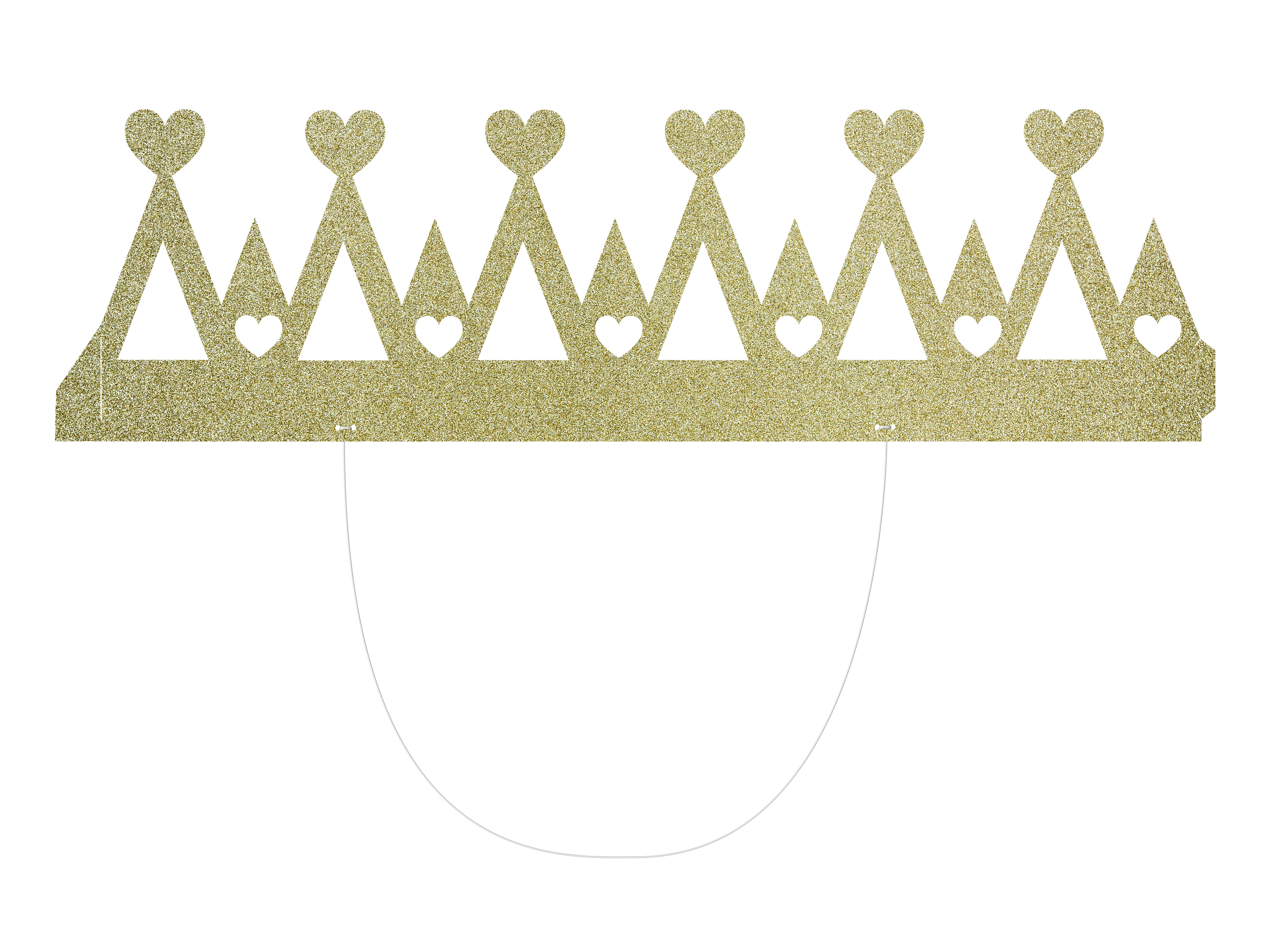 das-kost-mland-krone-gold-glitzer-herzen-partykrone image 2