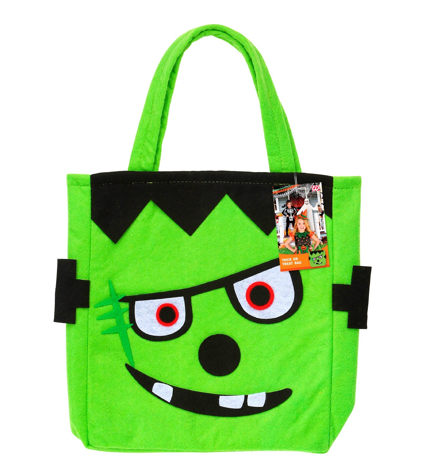 das-kost-mland-accessoires-halloween-tasche-frankenstein-gr-n image 2