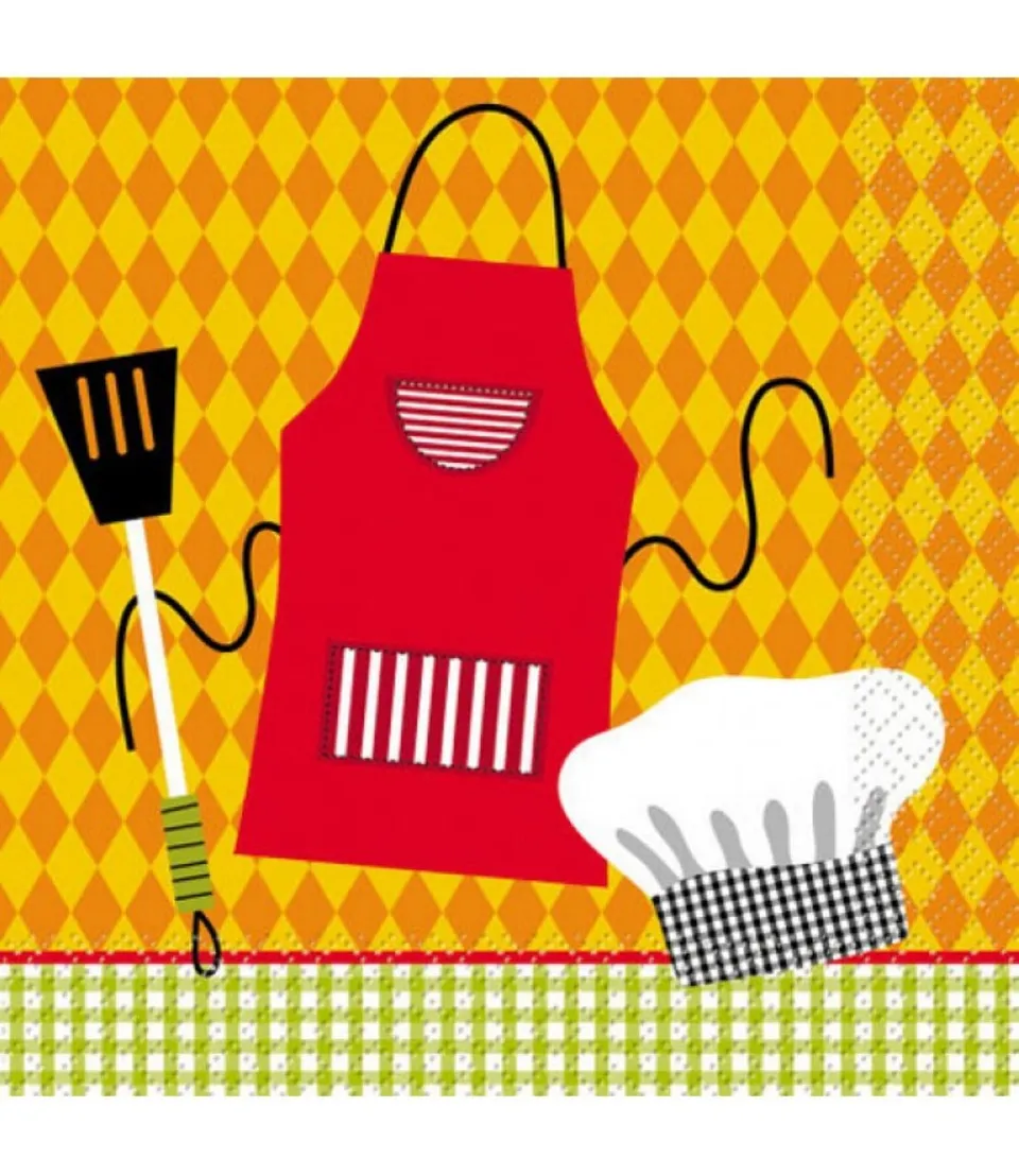das-kost-mland-dekorationen-barbeque-servietten-16-stk-33x33 image 1