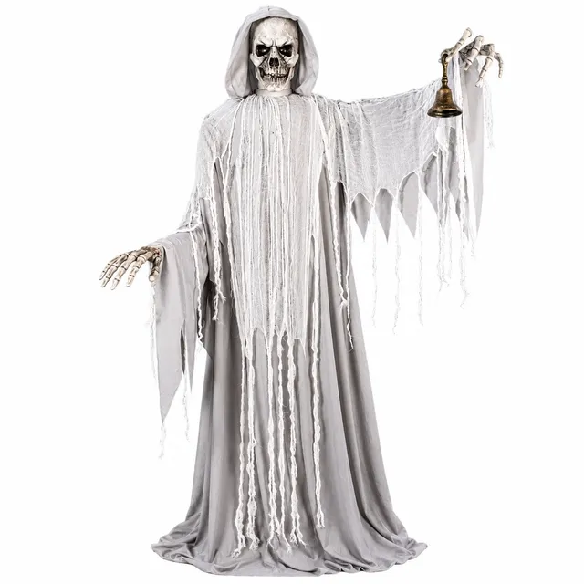 das-kost-mland-deko-halloween-standfigur-geister-skelett-glocke-182cm image 1