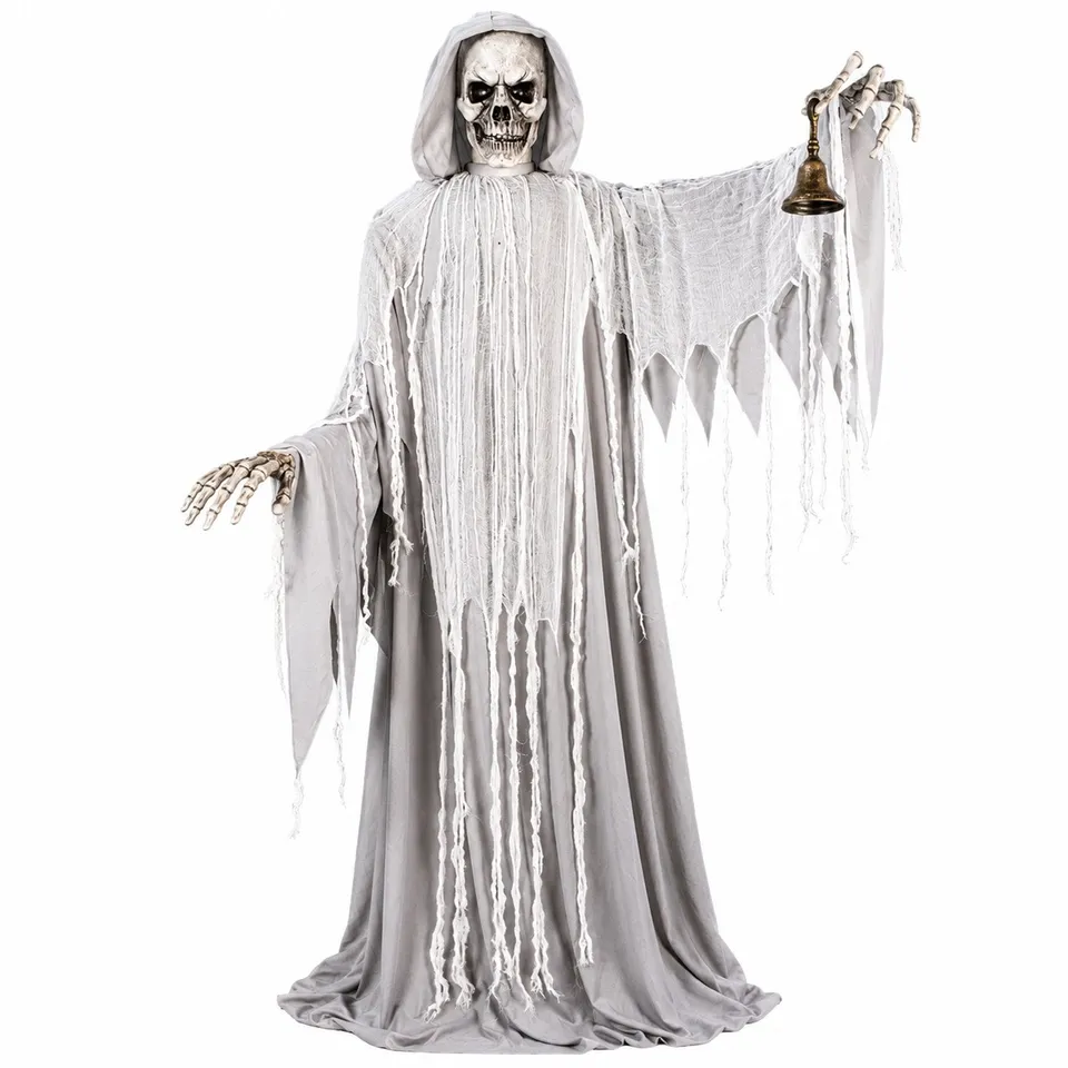 das-kost-mland-deko-halloween-standfigur-geister-skelett-glocke-182cm image 1