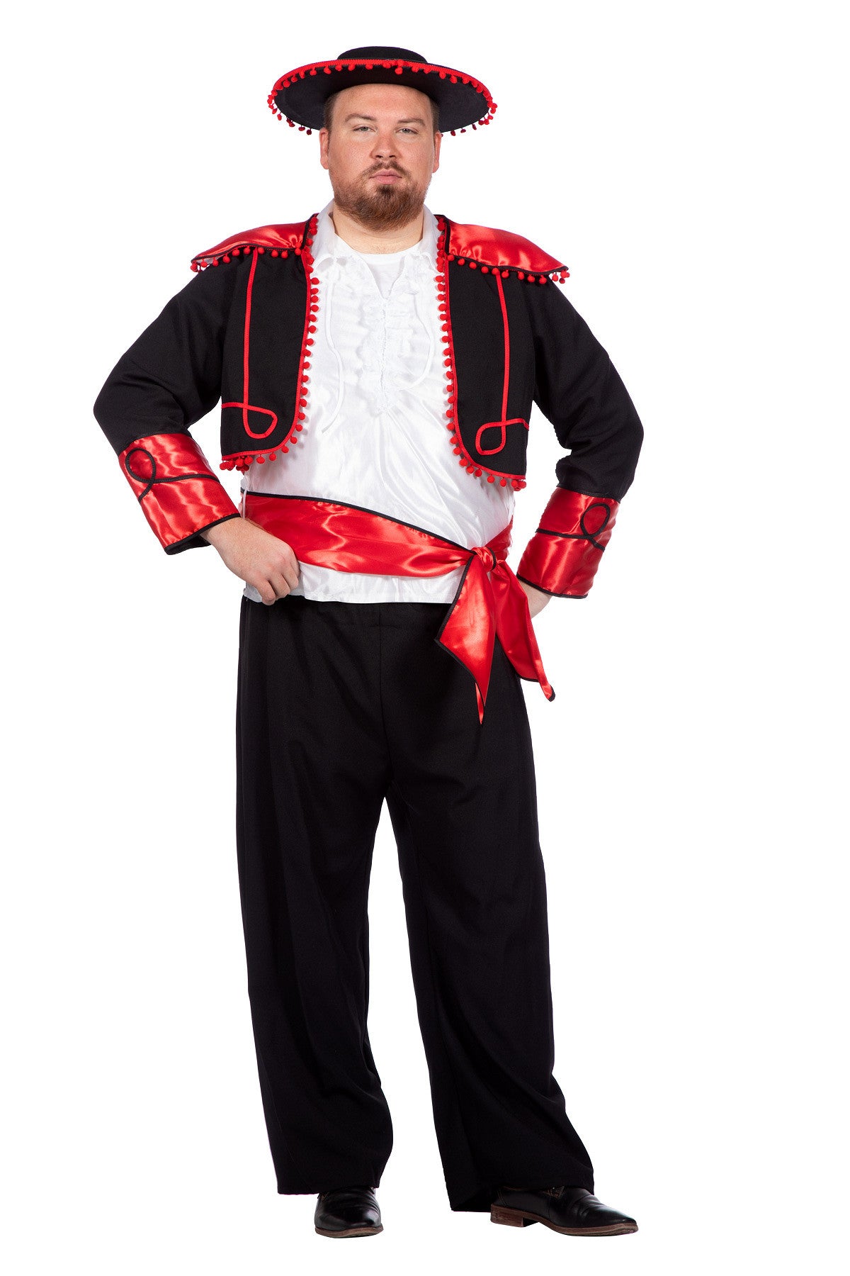 das-kost-mland-spanier-diego-herren-kost-m-3-tlg-schwarz-rot image 4