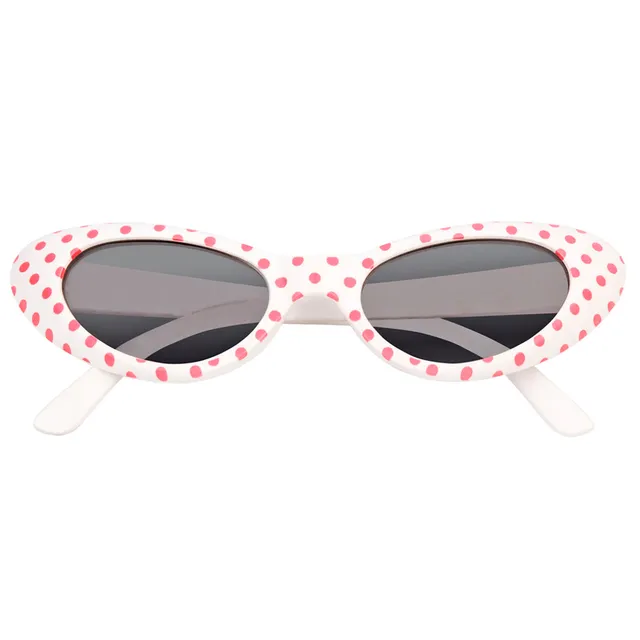 das-kost-mland-sandy-cat-eye-brille-wei-rosa-punkte image 1