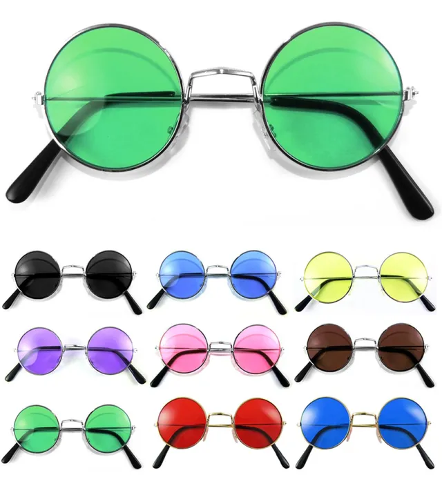 das-kost-mland-lennon-brille-60er-70er-kost-m-schwarz image 1
