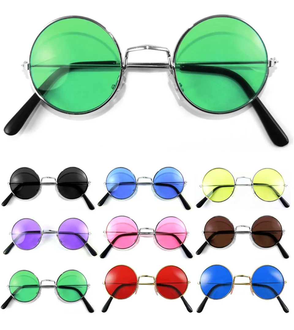 das-kost-mland-lennon-brille-60er-70er-kost-m-schwarz image 1