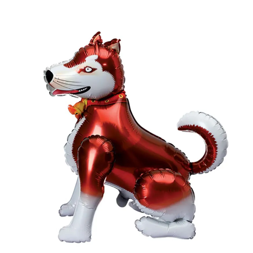 das-kost-mland-husky-folienballon-braun-130cm-air-walker image 1