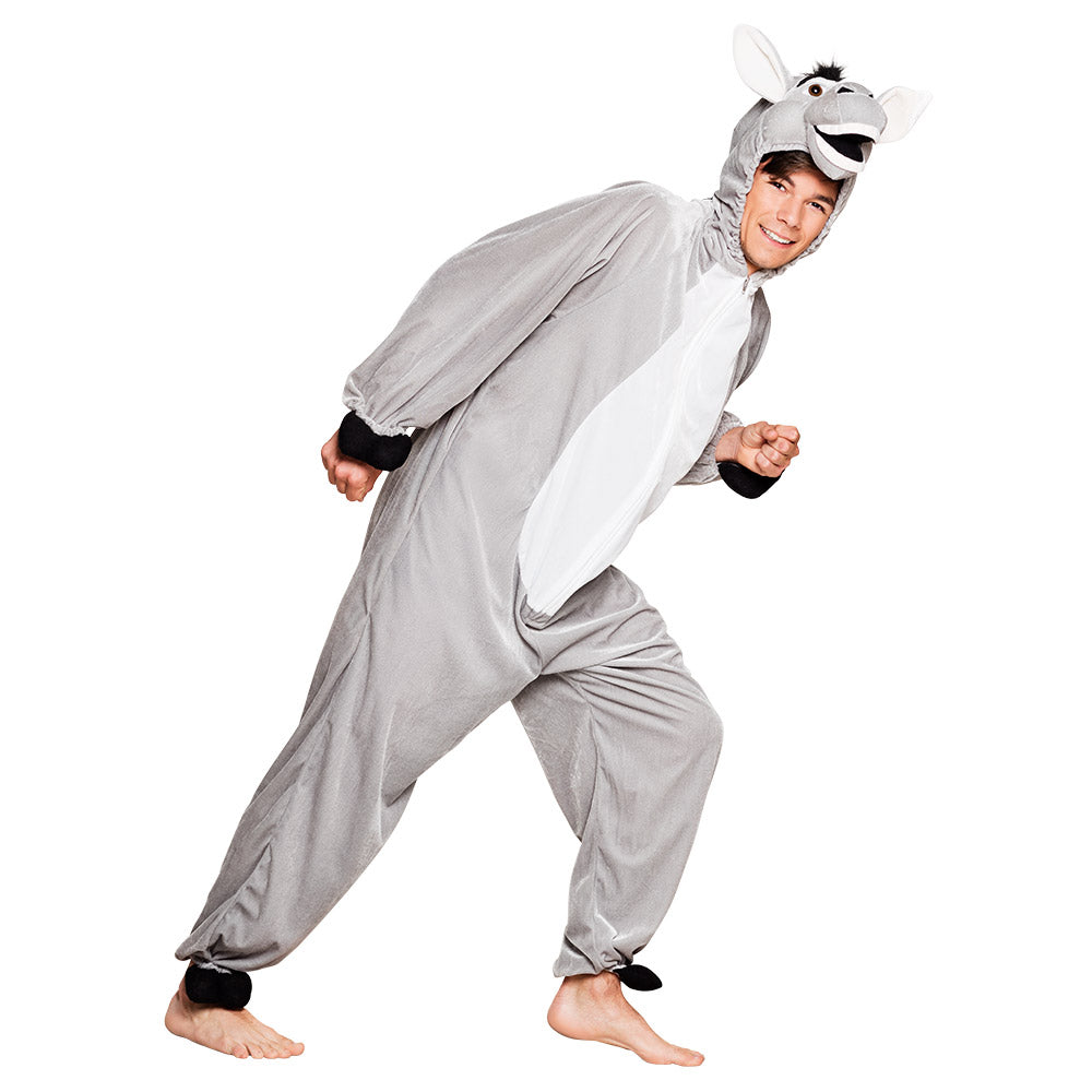 das-kost-mland-esel-kost-m-herren-grau-overall-kapuze image 1