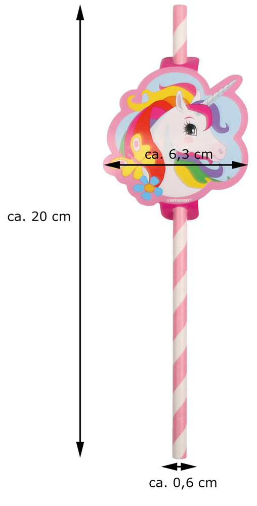 das-kost-mland-regenbogen-einhorn-trinkhalme-8-st-ck image 2