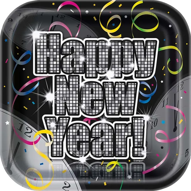 das-kost-mland-countdown-to-new-years-pappteller-23cm-8st image 1