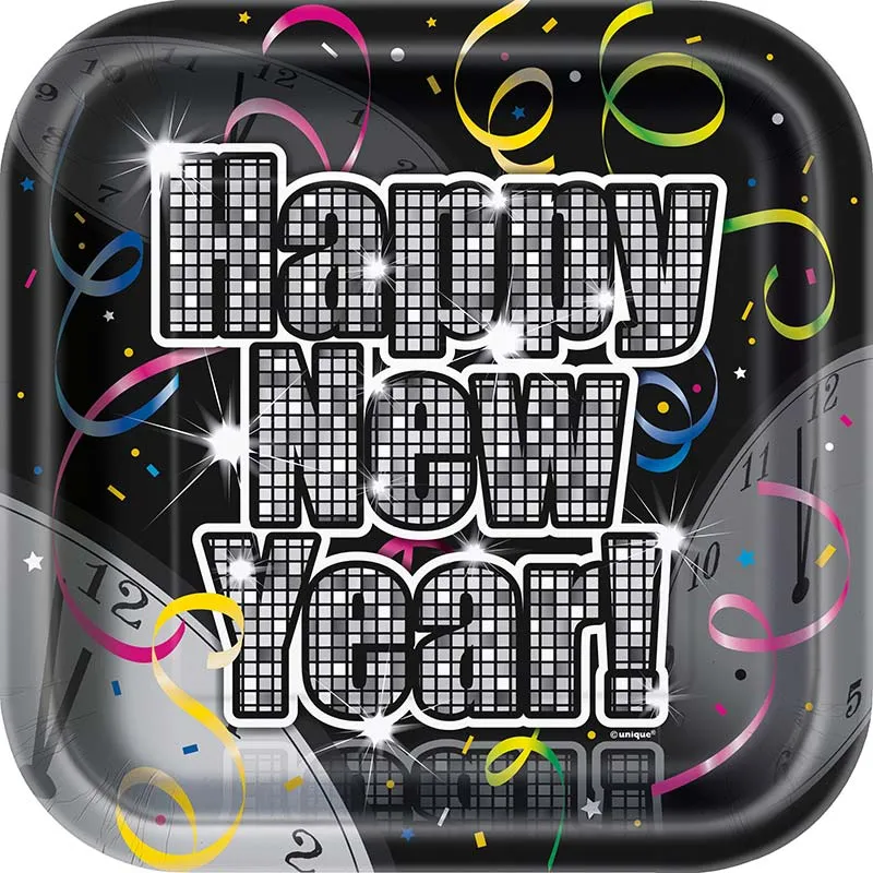 das-kost-mland-countdown-to-new-years-pappteller-23cm-8st image 1