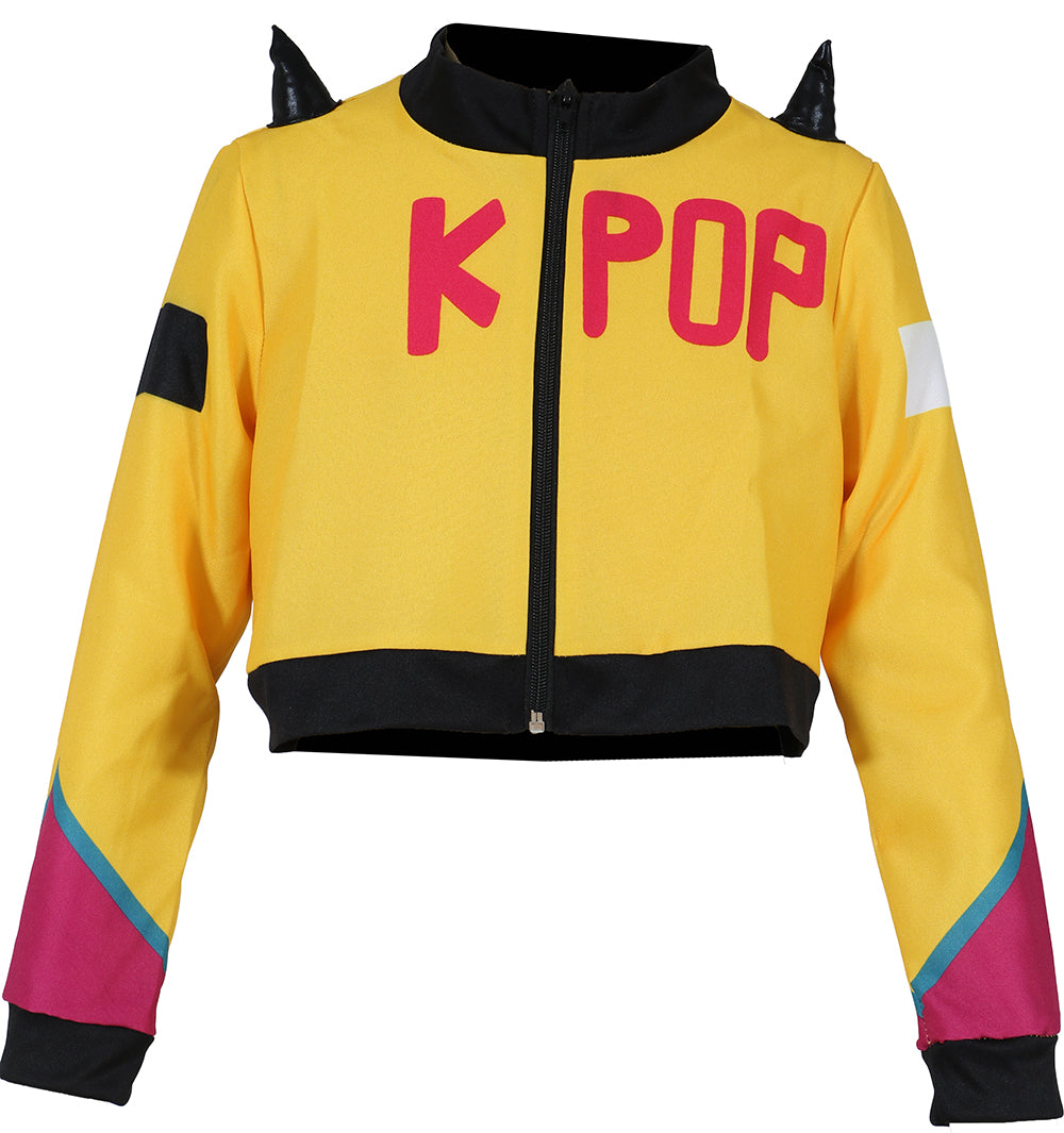 das-kost-mland-nova-k-pop-kost-m-damen-gelb-schwarz image 4