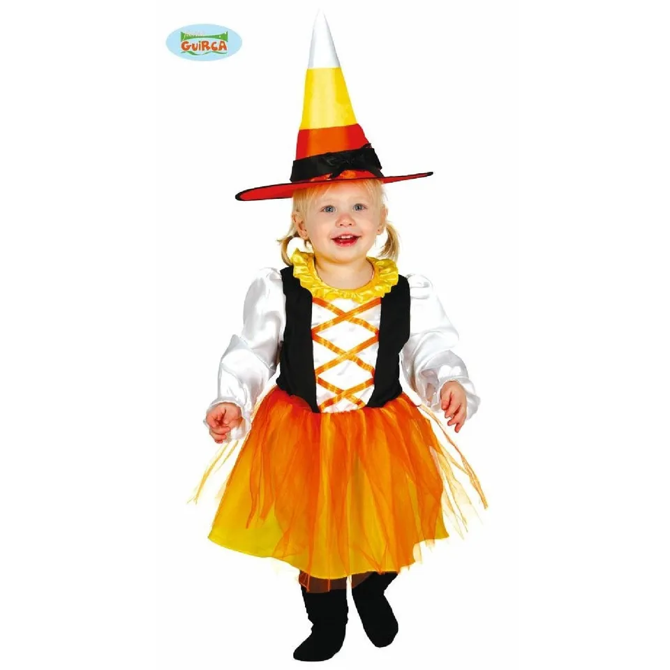 das-kost-mland-kid-hexe-kost-m-orange-6-12-monate image 1