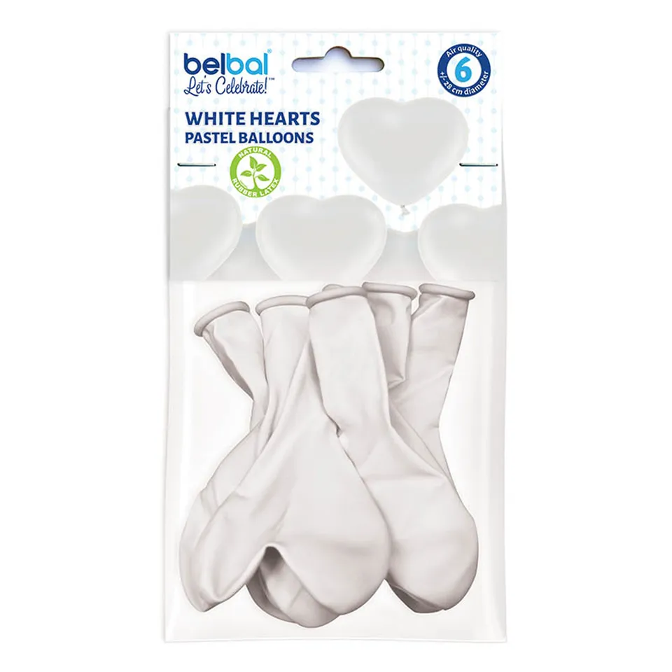 das-kost-mland-herz-luftballons-wei-latex-28-cm-6-stk image 1