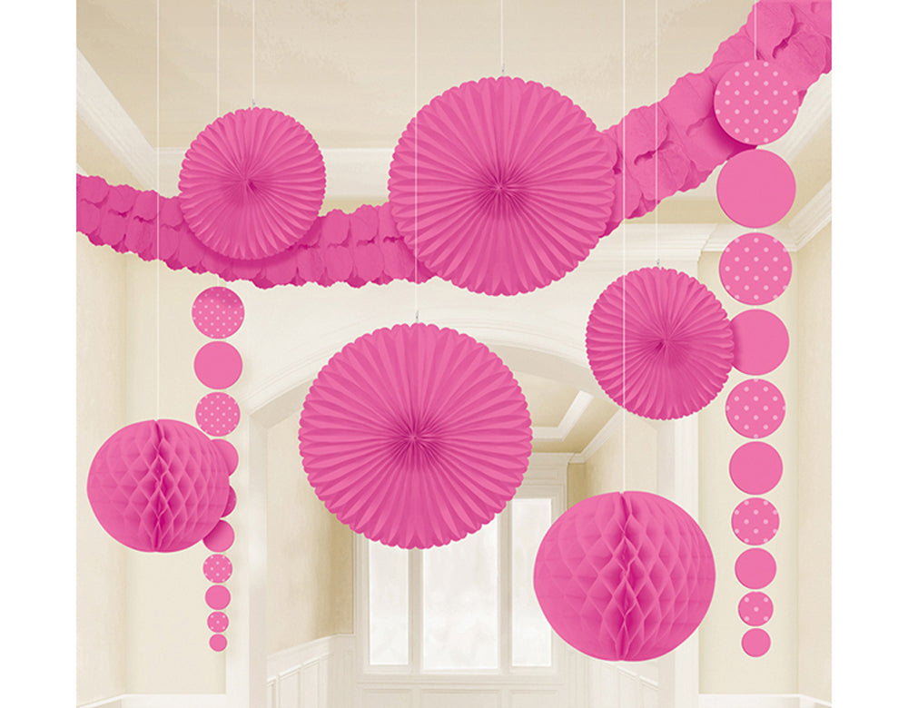 das-kost-mland-dekorationen-h-nge-deko-set-9tlg-rosa-partydeko image 4