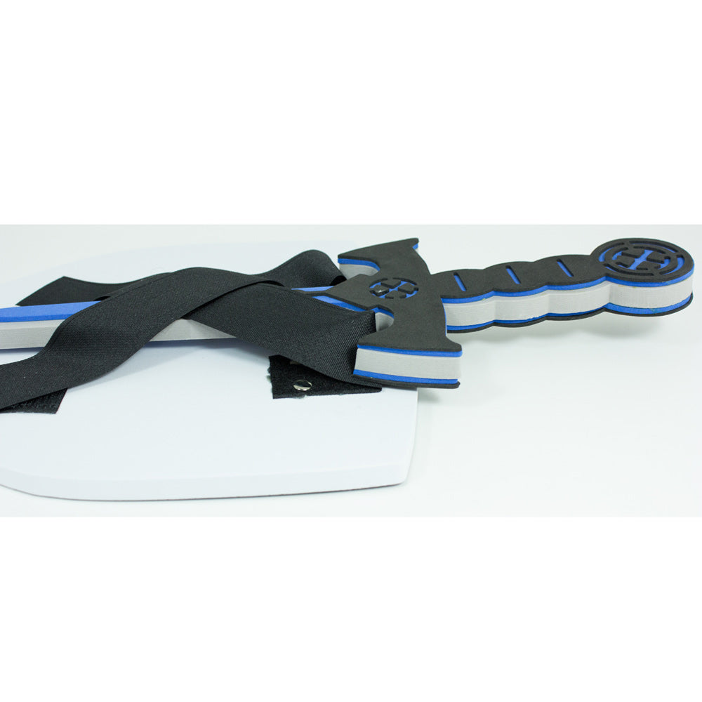 das-kost-mland-accessoires-ritter-schwert-und-schild-schaumstoff-blau image 6
