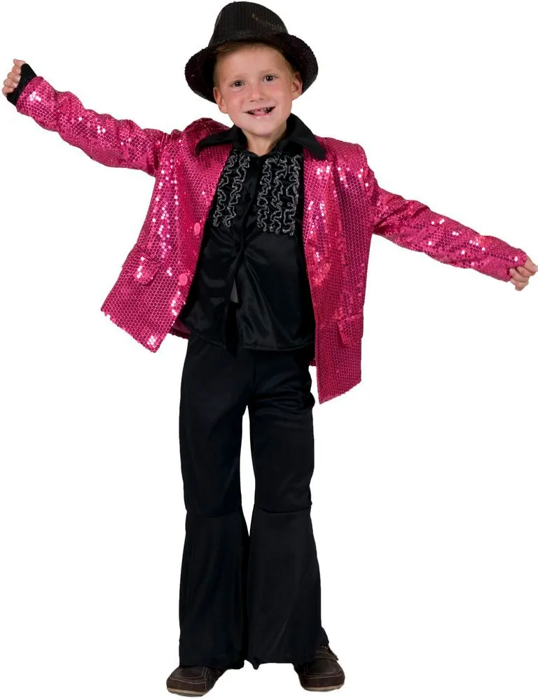 das-kost-mland-show-pailletten-jacke-kinder-pink-116-140 image 1