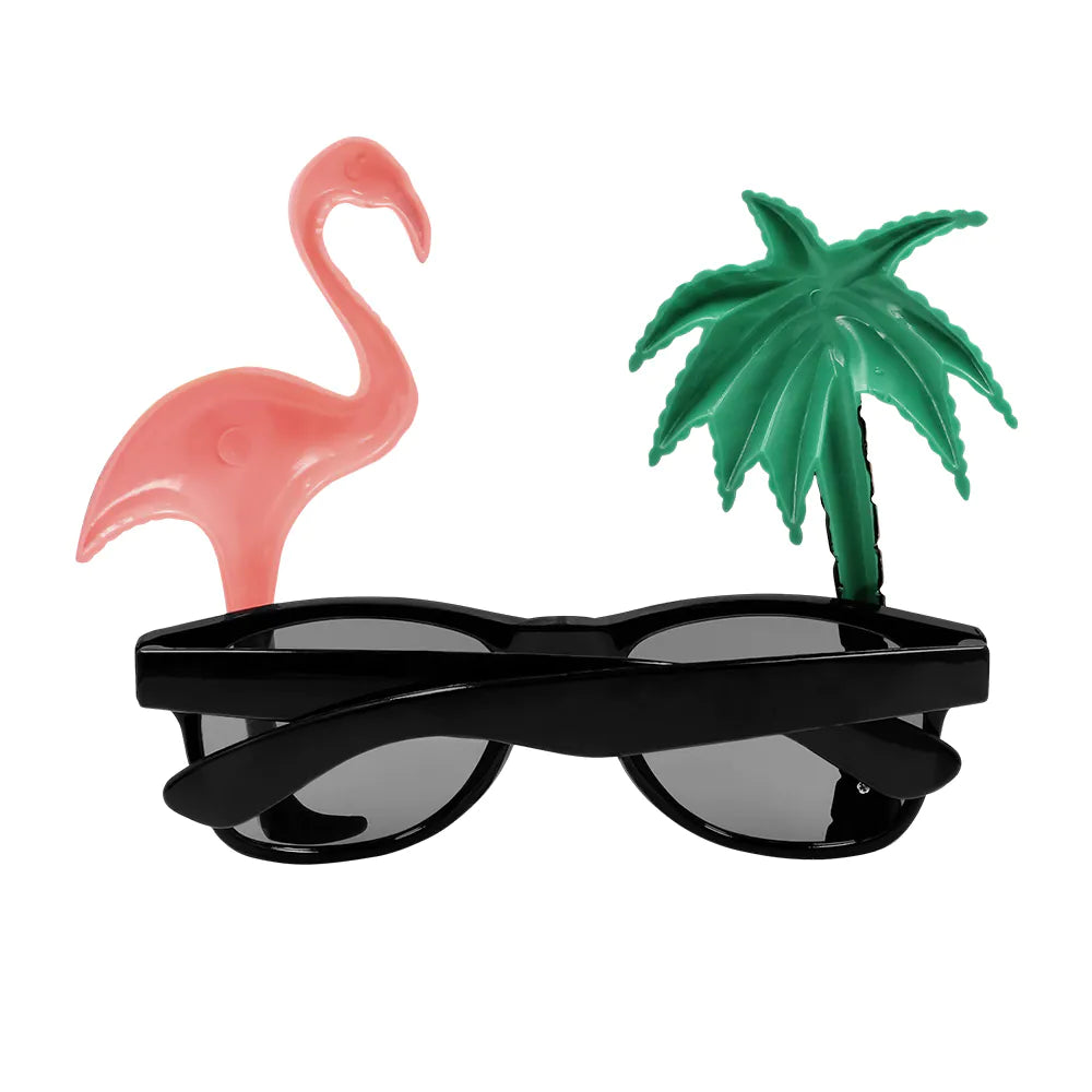 das-kost-mland-hawaii-partybrille-palme-flamingo-mehrfarbig image 5