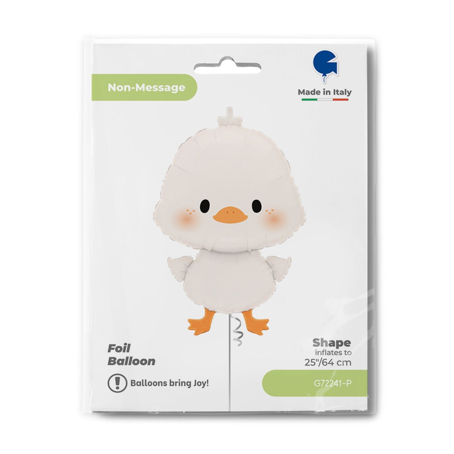 das-kost-mland-ente-shape-folienballon-64-cm-gelb image 2