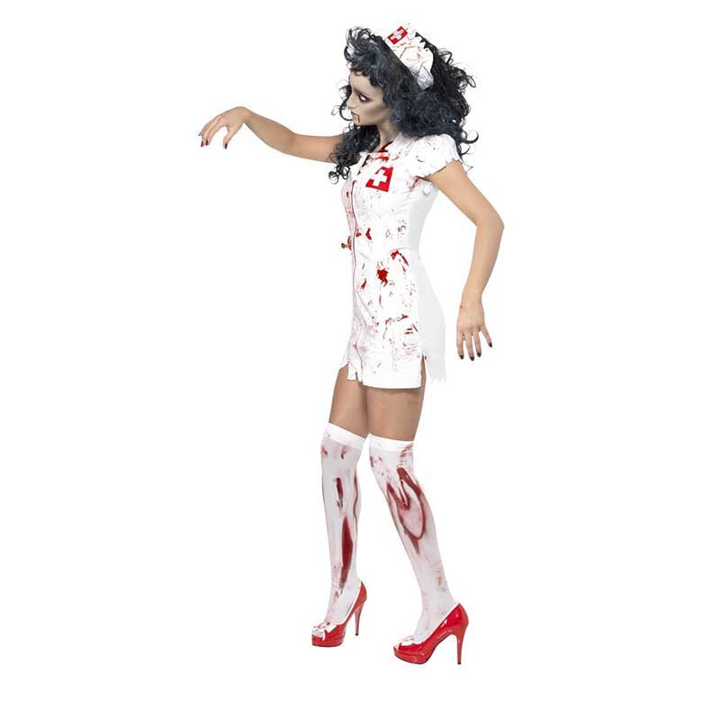 das-kost-mland-lady-zombie-krankenschwester-kost-m-s-maske image 2