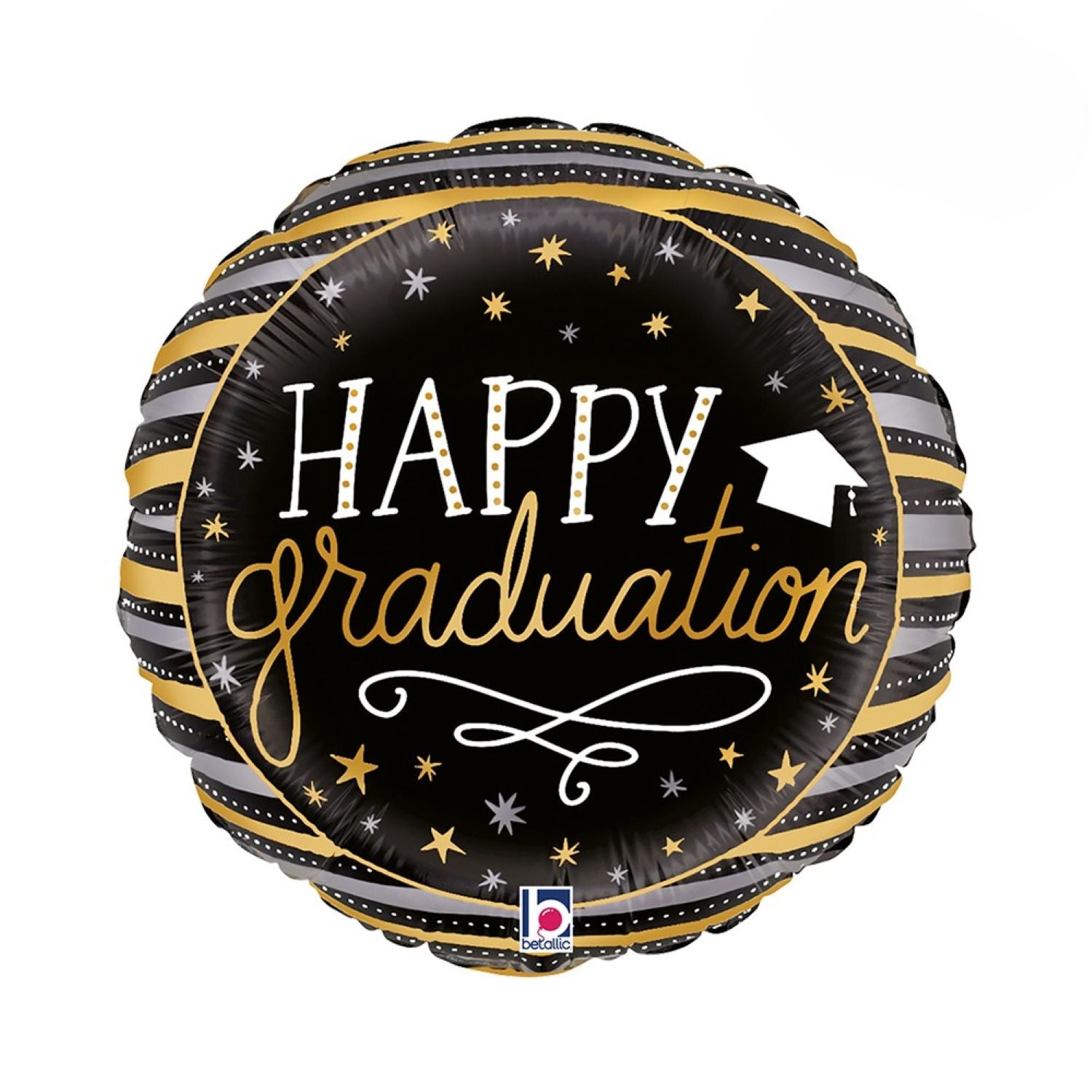 das-kost-mland-happy-graduation-folienballon-46cm-abschluss image 1