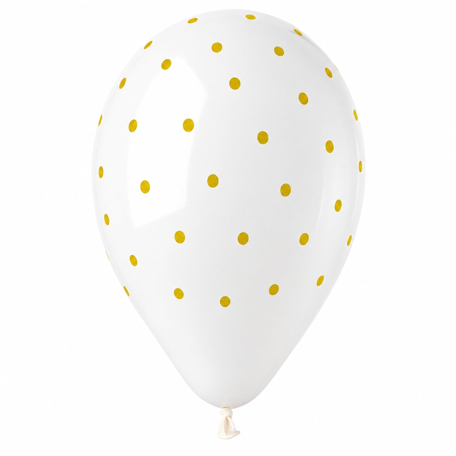 das-kost-mland-latexballon-chic-dots-wei-schwarz-gold-5-stk-33cm image 4