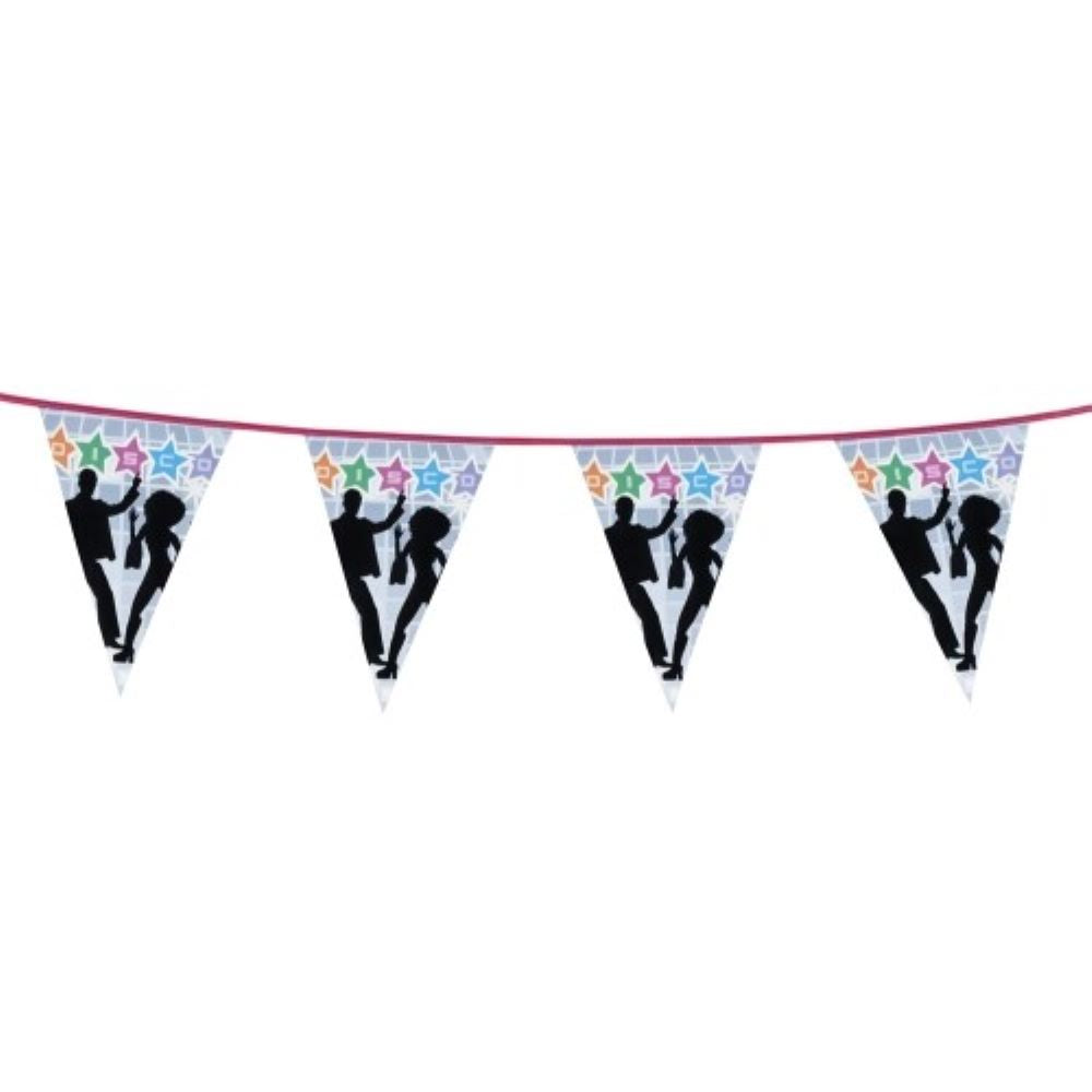 das-kost-mland-wimpelkette-disko-party-girlande-6-meter image 1