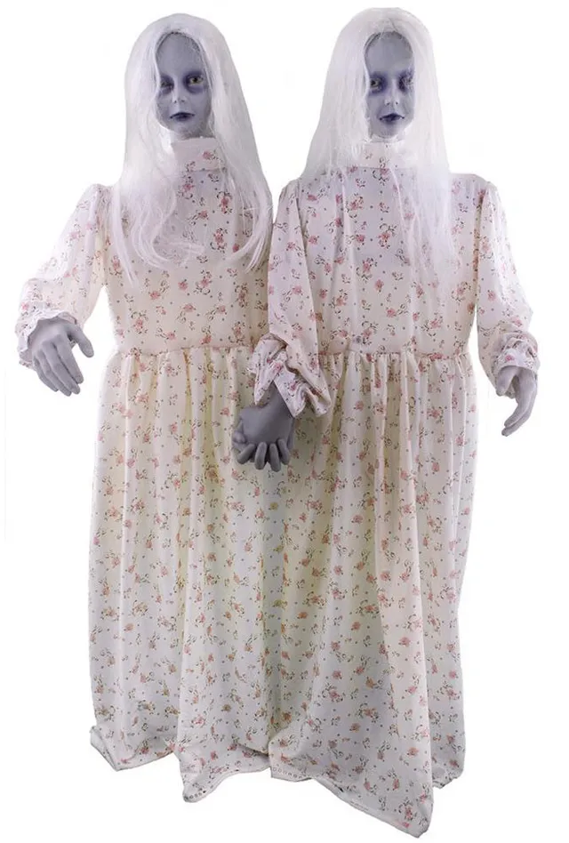 das-kost-mland-geister-zwillinge-figur-130cm-animiert-horror image 1