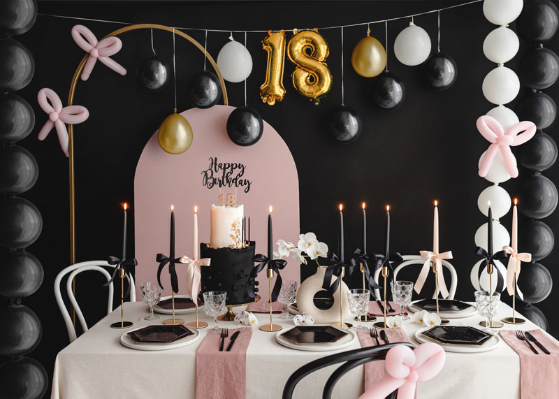 das-kost-mland-ballongirlande-3in1-schwarz-gold-18-geburtstag image 2