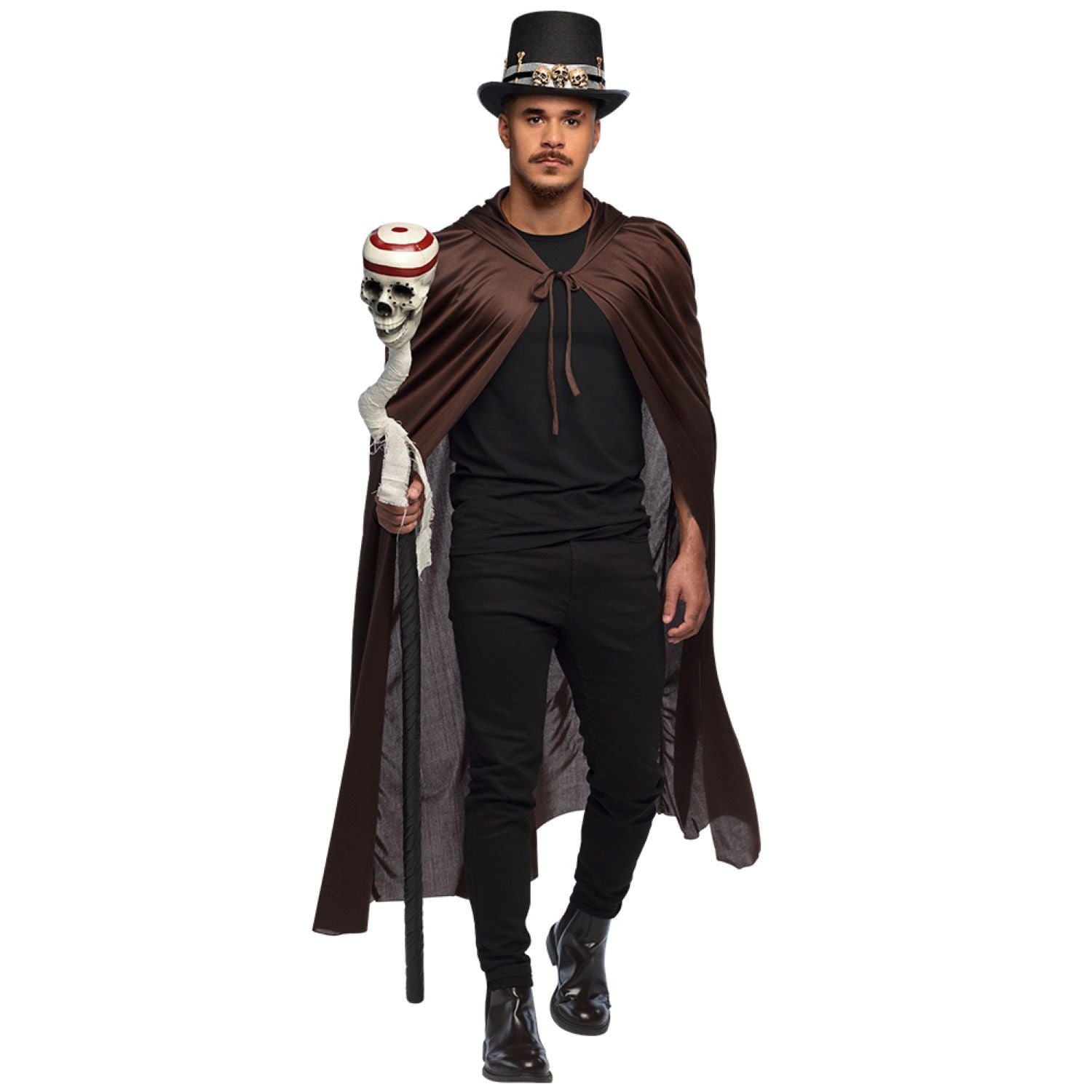 das-kost-mland-skull-master-hut-zylinder-halloween-schwarz image 5