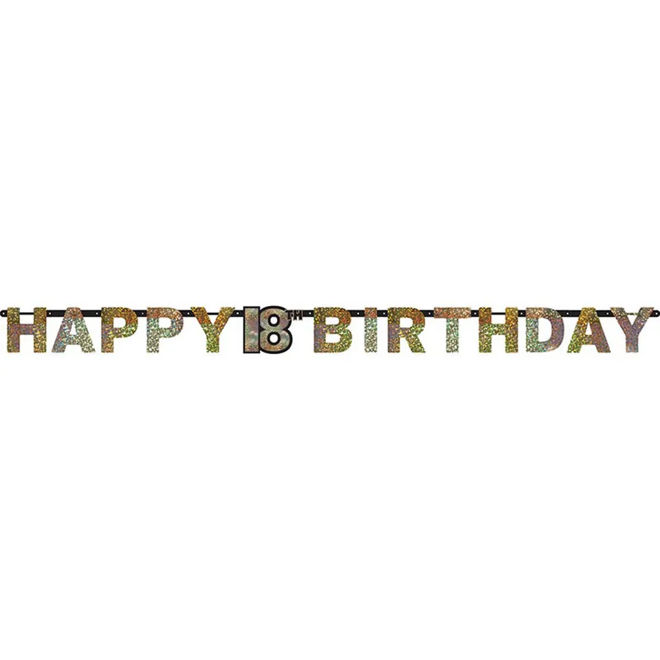 das-kost-mland-happy-birthday-buchstabengirlande-gold-213-cm image 1