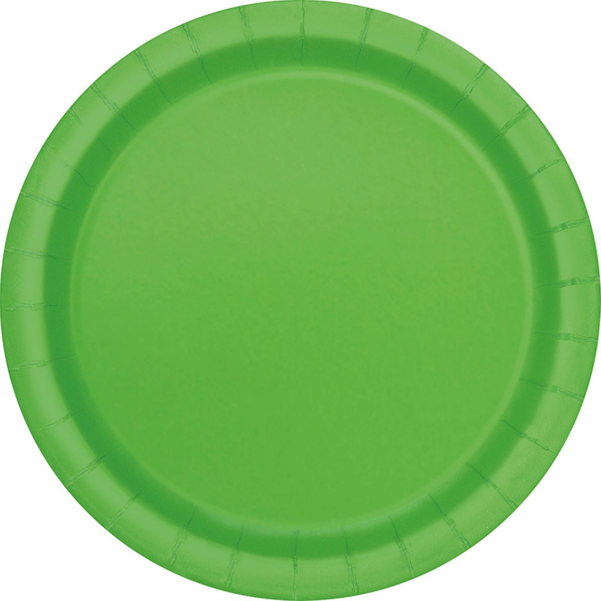 das-kost-mland-dekorationen-pappteller-uni-23cm-lime-green-8st image 1
