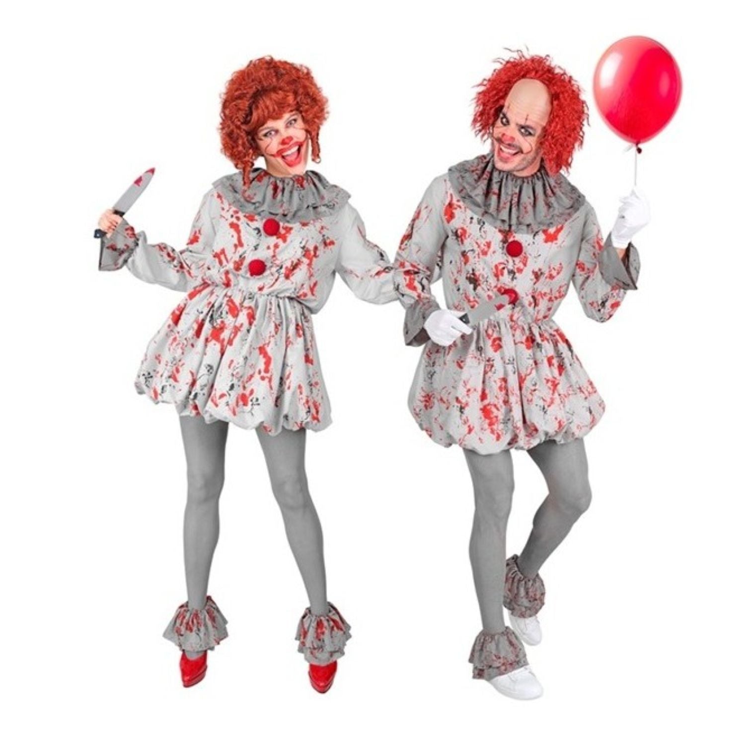 das-kost-mland-herren-vintage-horror-clown-kost-m-grau-gr-l image 1