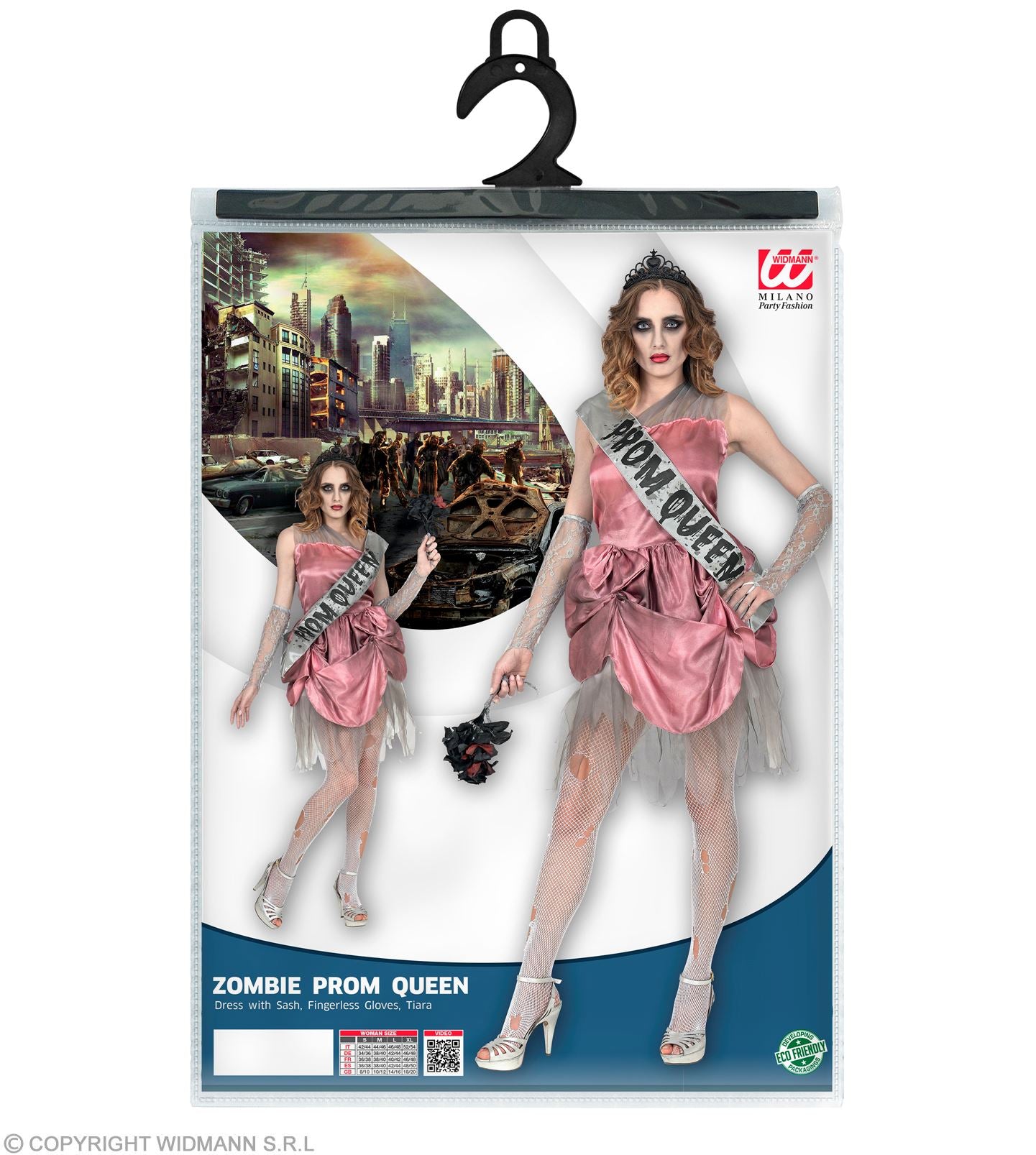das-kost-mland-damen-zombie-ballk-nigin-prom-queen-kost-m-kleid-rosa-l image 5