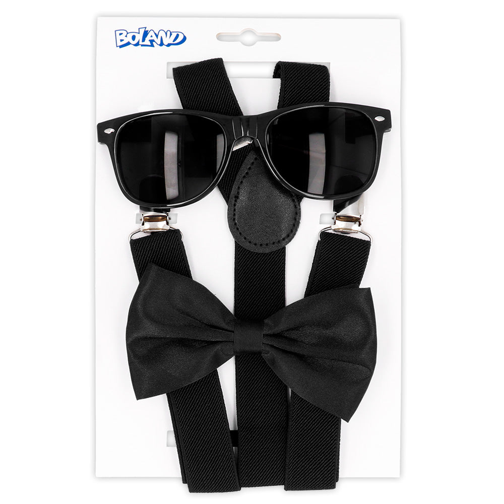das-kost-mland-partyset-hosentr-ger-brille-fliege-schwarz image 2
