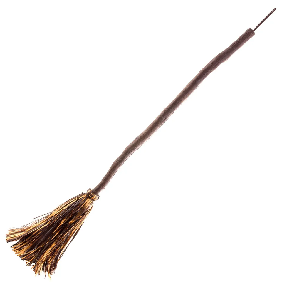 das-kost-mland-hexenbesen-glitzerborsten-85-cm-braun-orange image 1