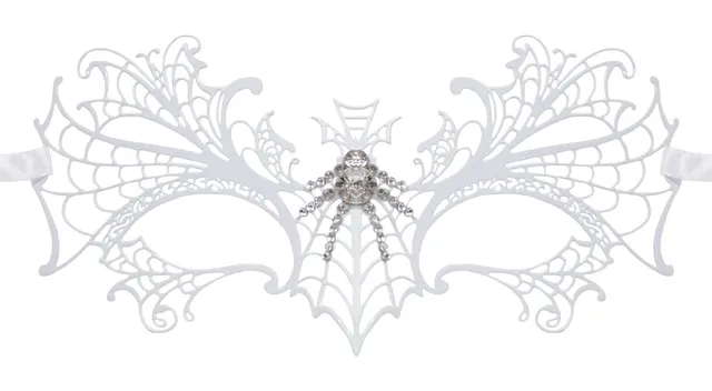 das-kost-mland-accessoires-esmeralda-augenmaske-wei-strass image 1