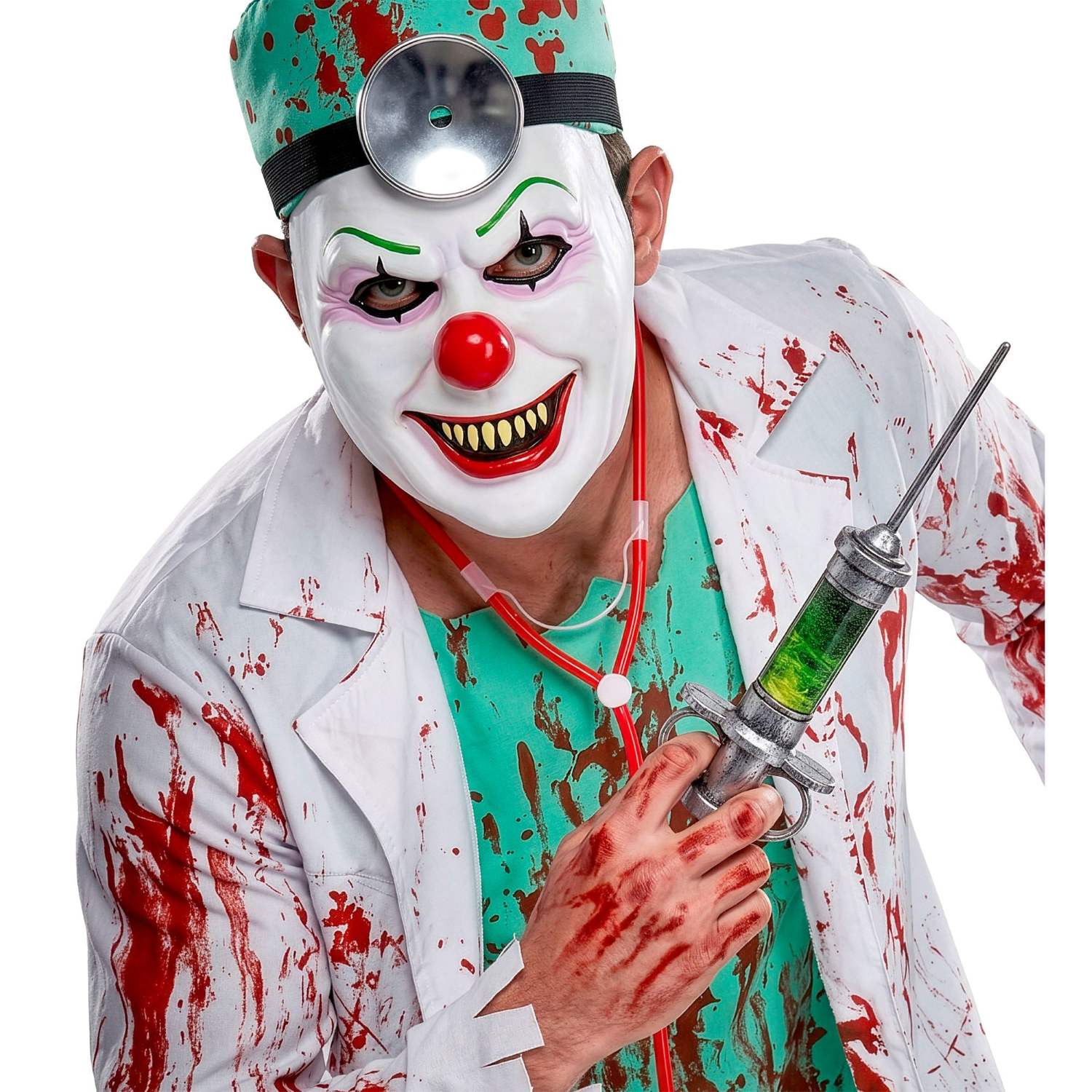 das-kost-mland-killer-clown-maske-wei-horror image 4