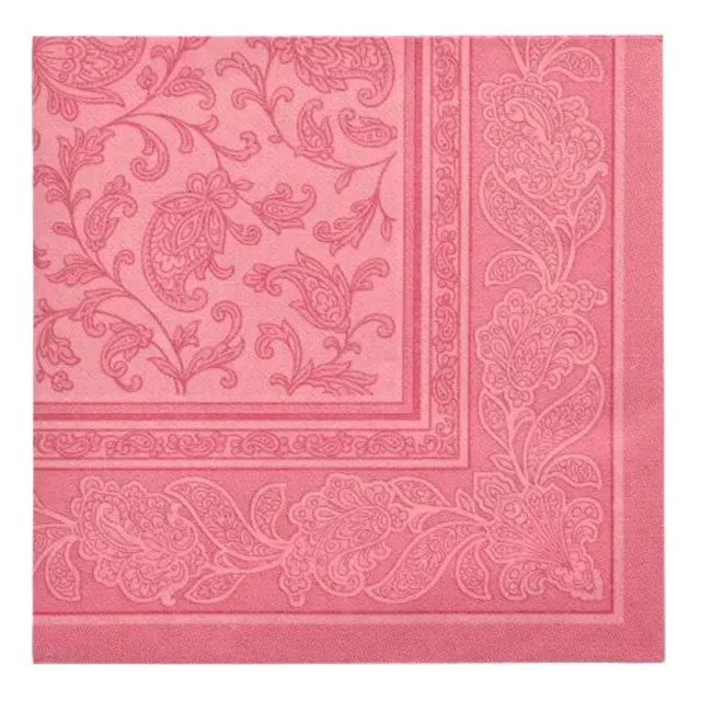 das-kost-mland-dekorationen-servietten-ornaments-40x40-rosa-20stk image 1