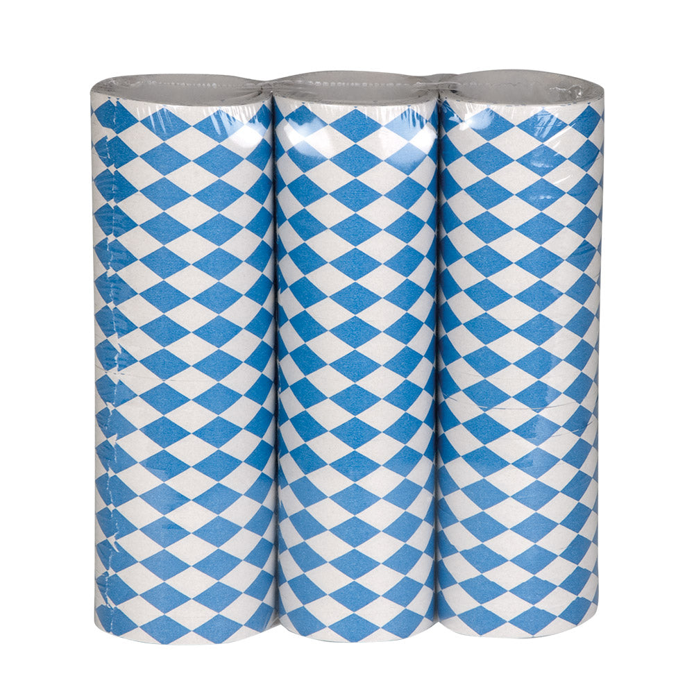 das-kost-mland-dekorationen-luftschlangen-bayernraute-4m-3-rollen image 1