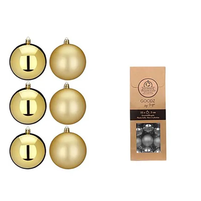 das-kost-mland-dekorationen-weihnachtskugeln-gold-3cm-32-st-ck image 1
