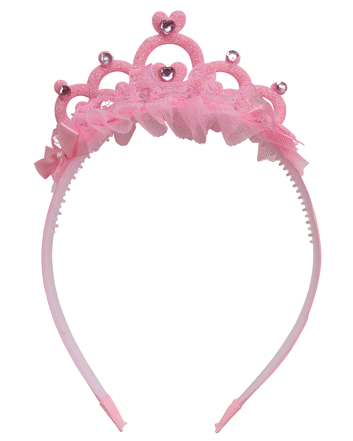 das-kost-mland-accessoires-haarreif-diadem-rosa-prinzessin image 1