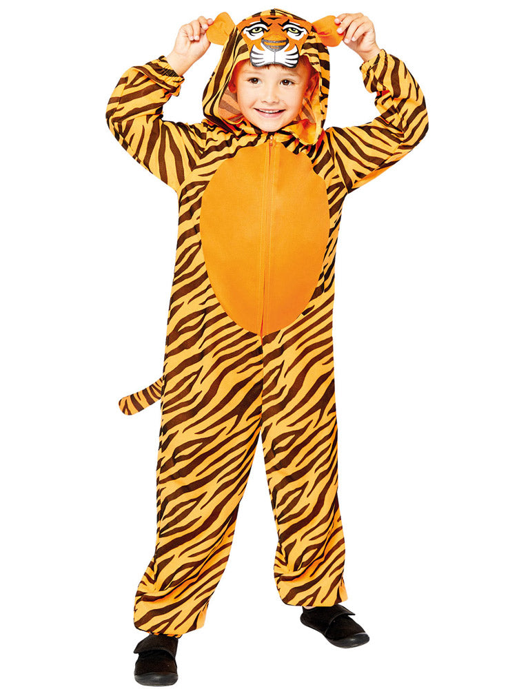 das-kost-mland-jungen-tiger-kost-m-overall-mit-kapuze-6-8-j image 2