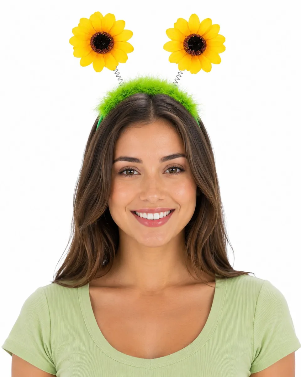 das-kost-mland-sonnenblumen-haarreif-gelb-f-r-g-rtner-kost-m image 1