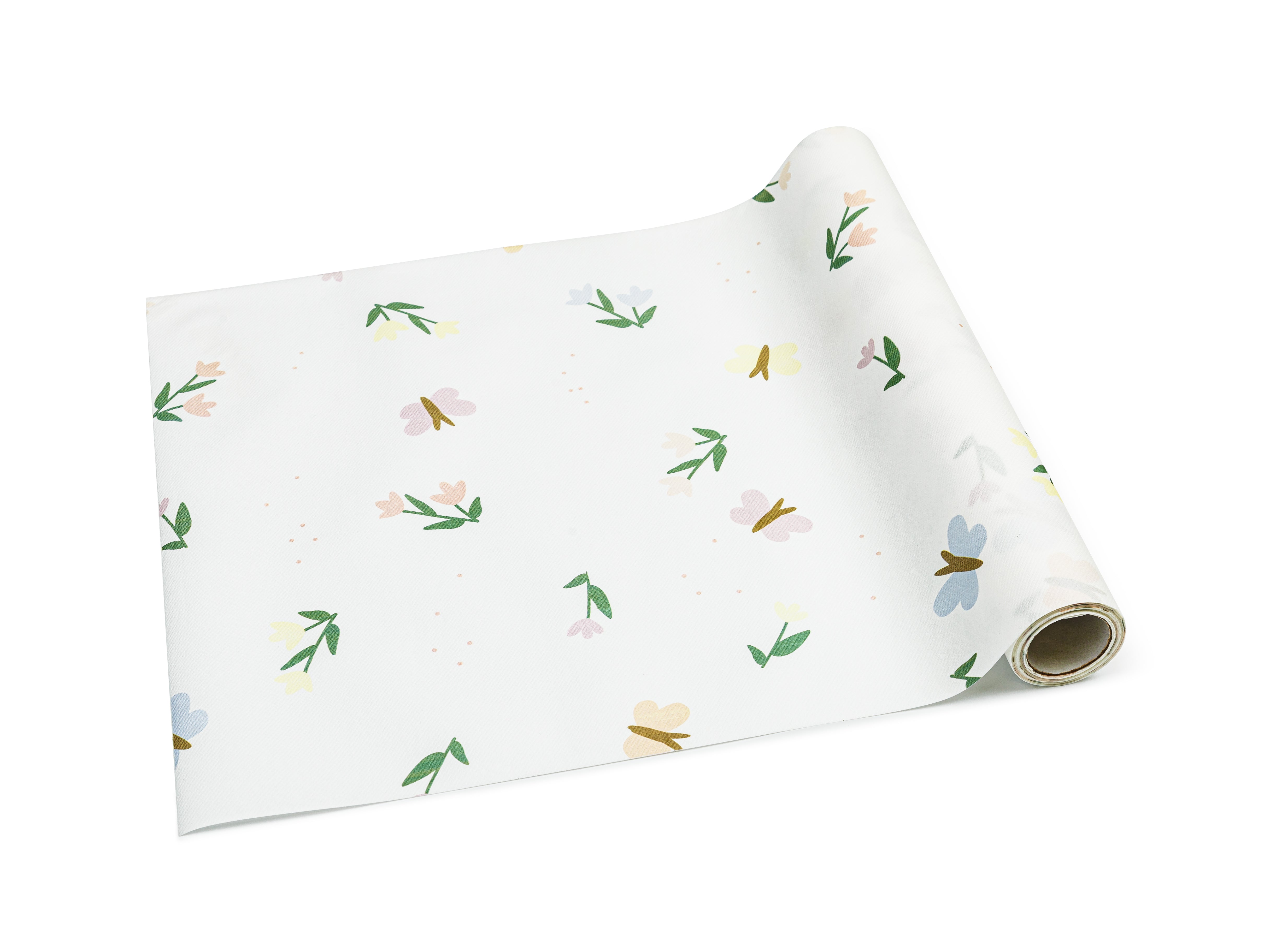 das-kost-mland-deko-tischl-ufer-blumen-schmetterlinge-5m image 1