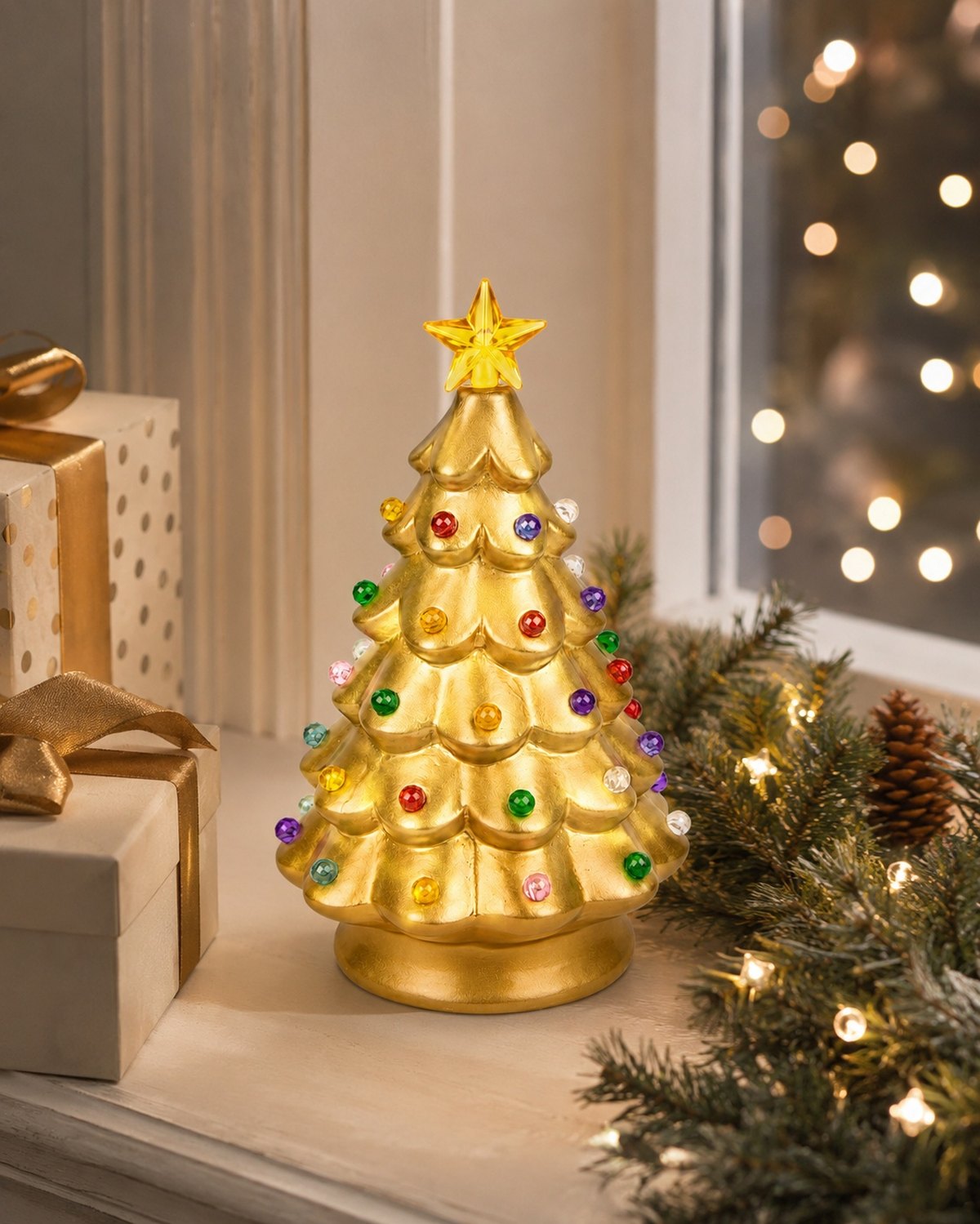 deko-weihnachtsbaum-led-gold-keramik-sternspitze-11-5x18-cm image 4