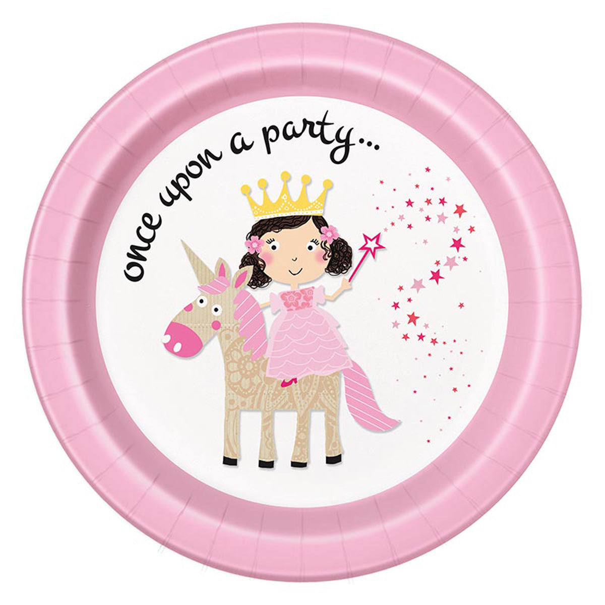 das-kost-mland-prinzessin-einhorn-pappteller-23cm-8-st-ck image 1
